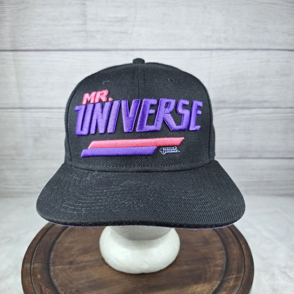 Cartoon Network MR.UNIVERSE Embroidere Cap Adjustable Snapback Trucker Hat Rare